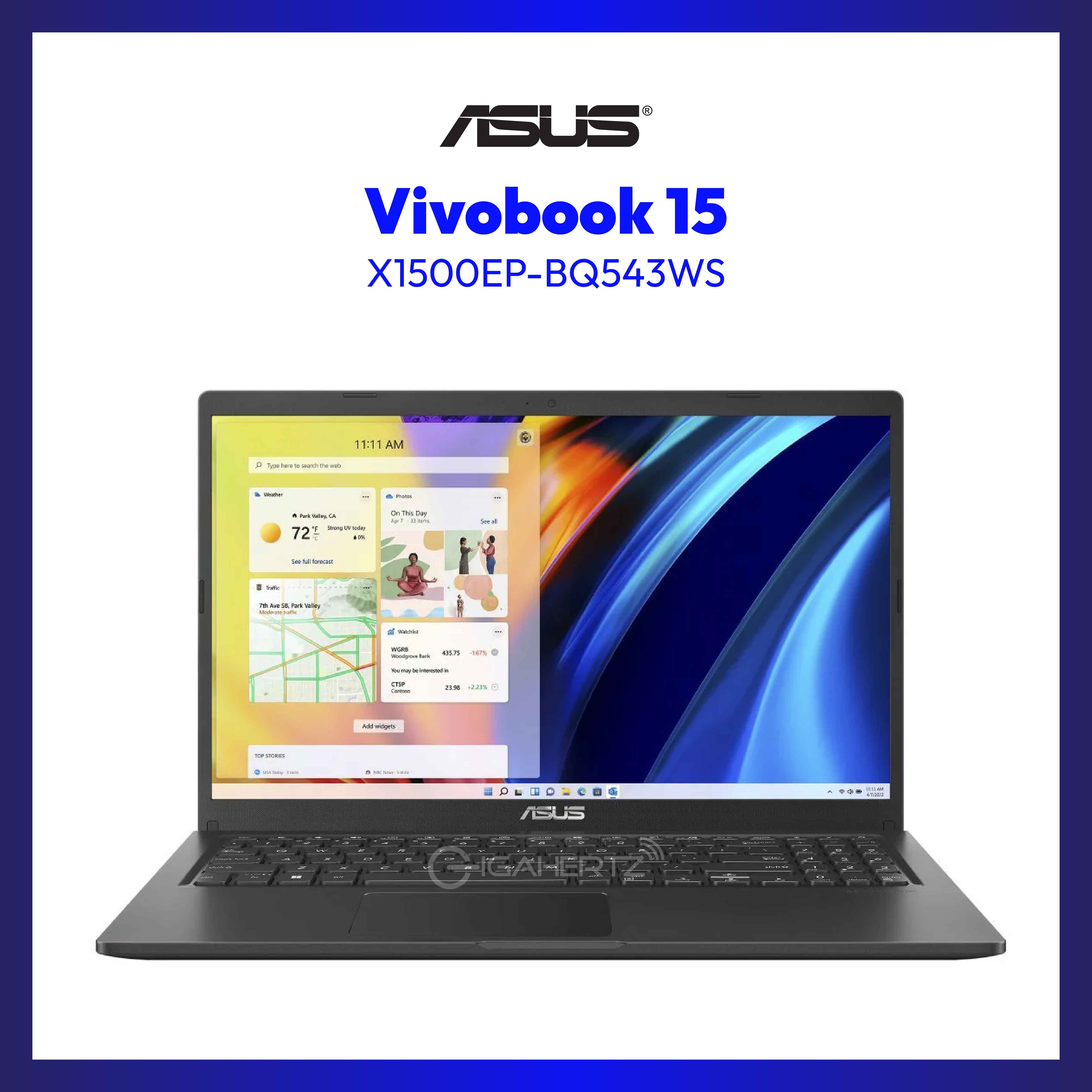 Asus Vivobook 15 X1500EP-BQ543WS | 15.6" FHD | i5-1135G7 | GeForce MX330 | 8GB RAM | 512GB SSD | WIN 11 | Laptop Tiangge
