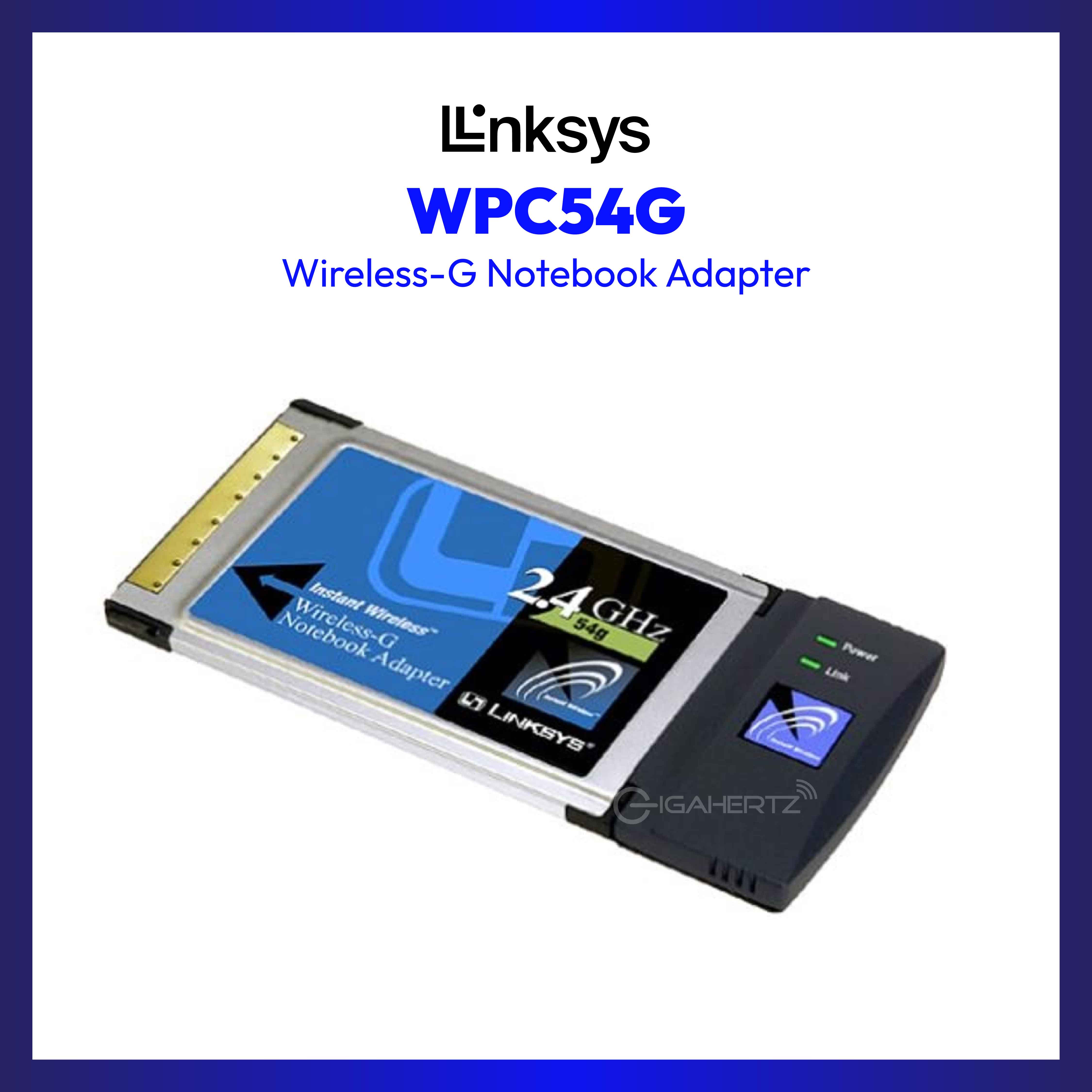 Linksys WPC54G Wireless-G Notebook Adapter