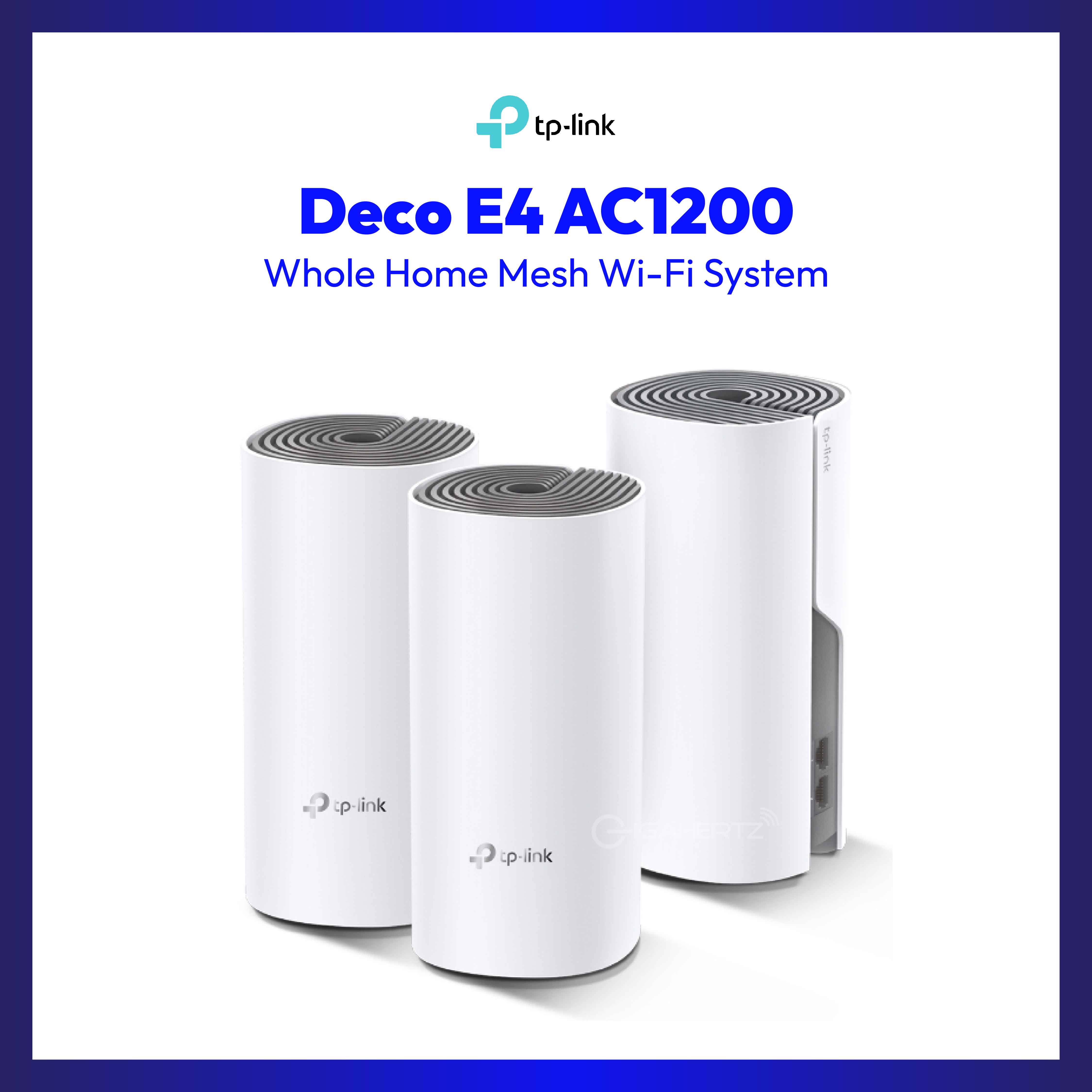 TP-Link Deco E4 AC1200 Whole Home Mesh Wi-Fi System