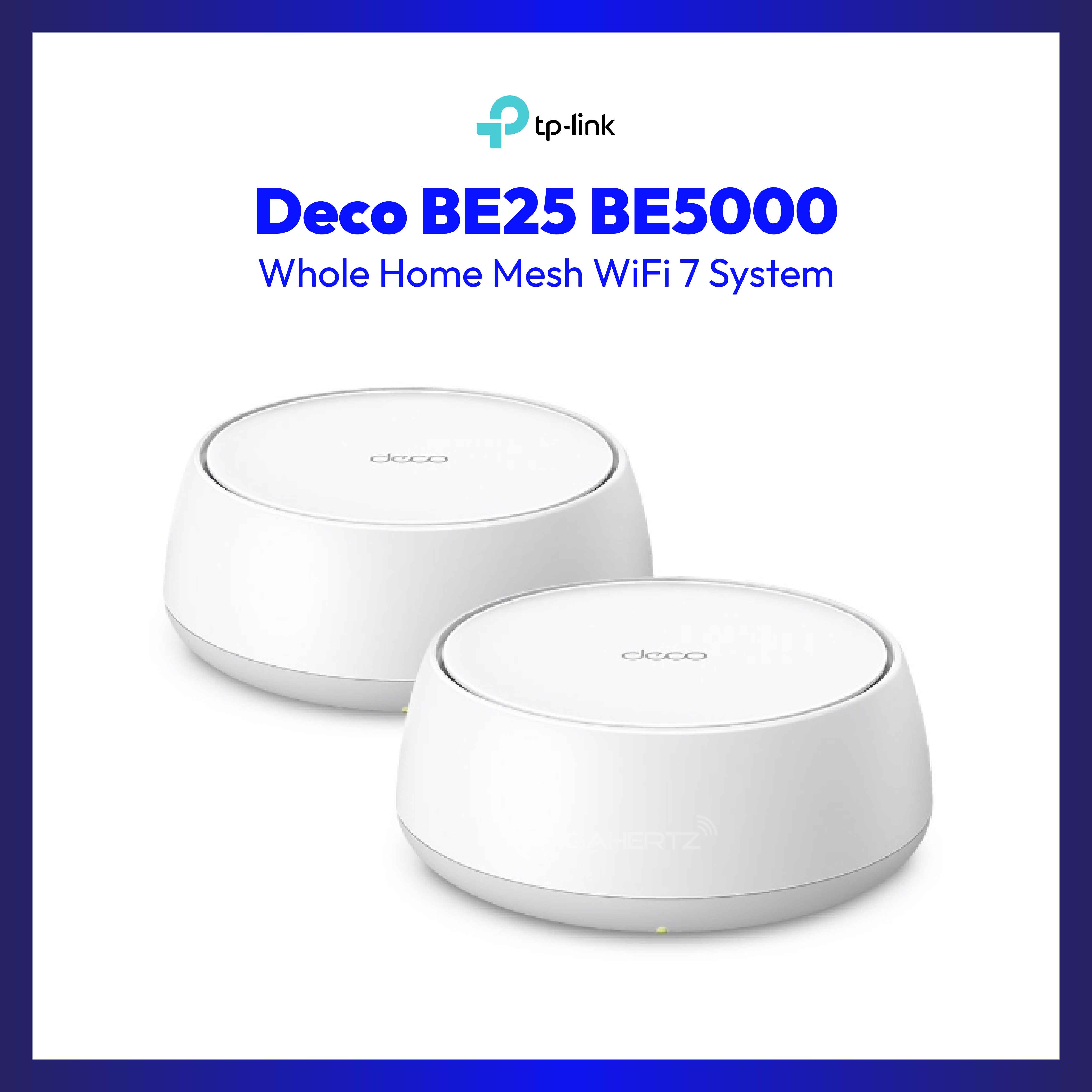 TPLINK DECO BE25 2PACK MESH WIFI 7 WH