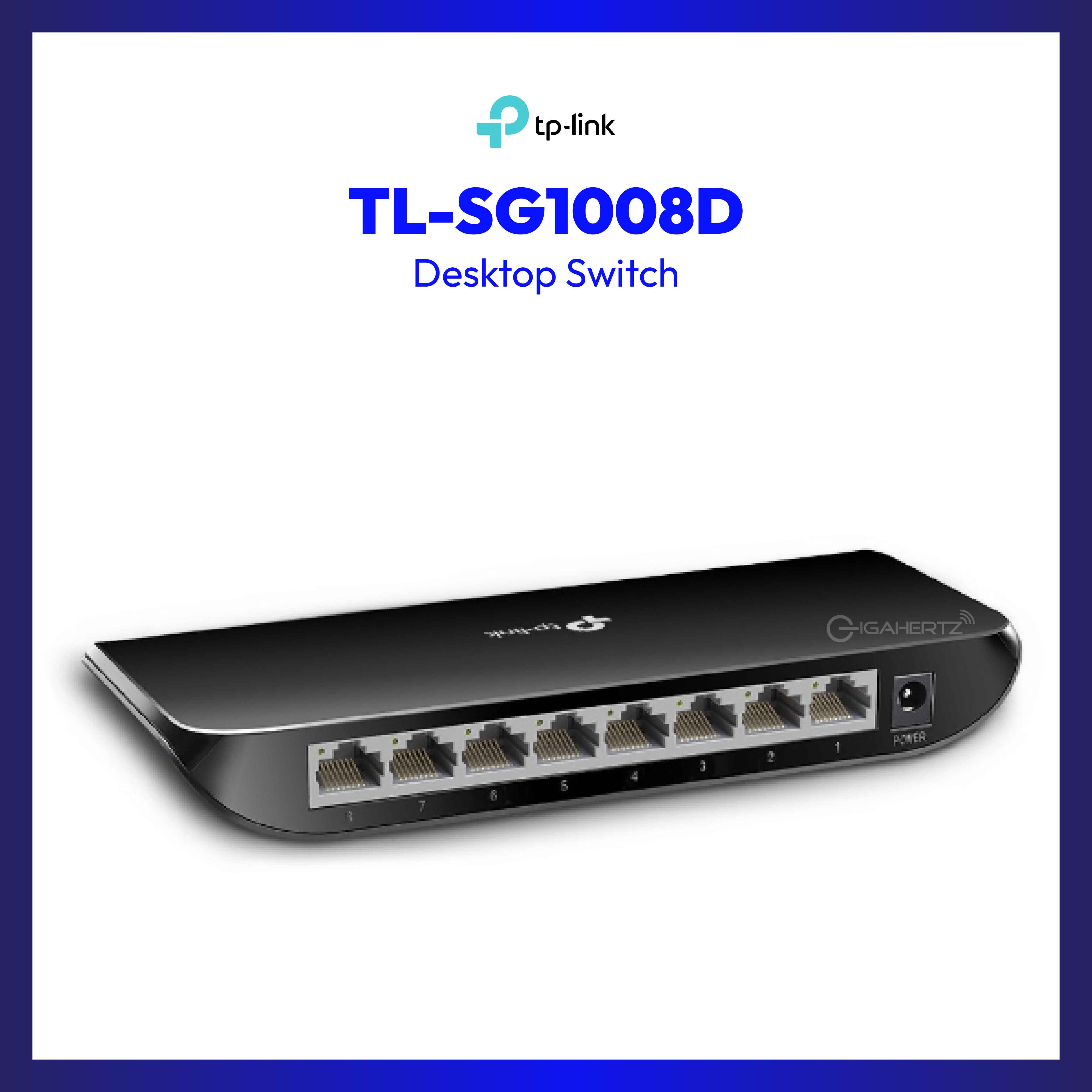 TP-LINK TL-SG1008D 8-Port Gigabit Desktop Switch