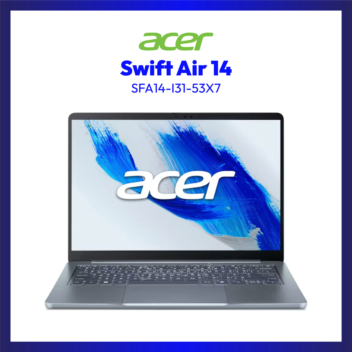 ACER Swift Air 14 SFA14-I31-53X7 | 14-inch WUXGA(1920x1200) | Intel Core 5-320 | 12GB-LPDDR5X | 512GB SSD | Intel Graphics | Windows 11 Home | Blue