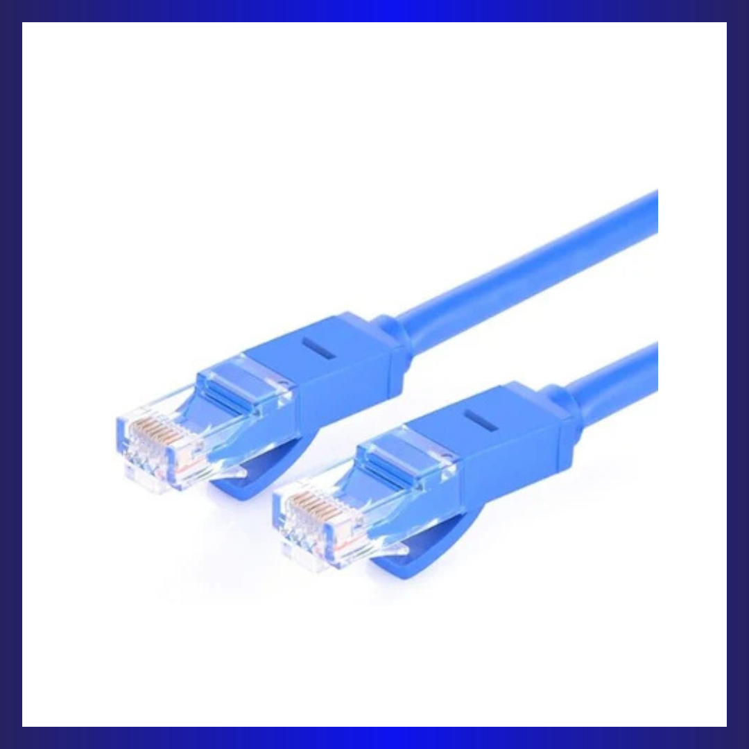 UGREEN CAT6 UTP LAN Ethernet Blue Cable 1000Mbps Gigabit RJ45 26AWG Patch Network PC Router Cord