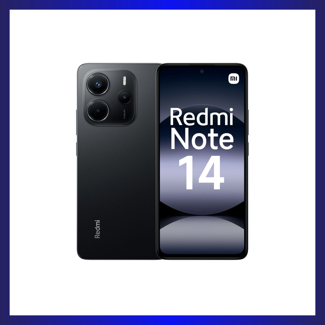 Xiaomi Redmi Note 14 (8GB+256GB) | Helio G99-Ultra | 6.67" 120Hz AMOLED | 108MP Camera | 5500mAh Battery | Midnight Black