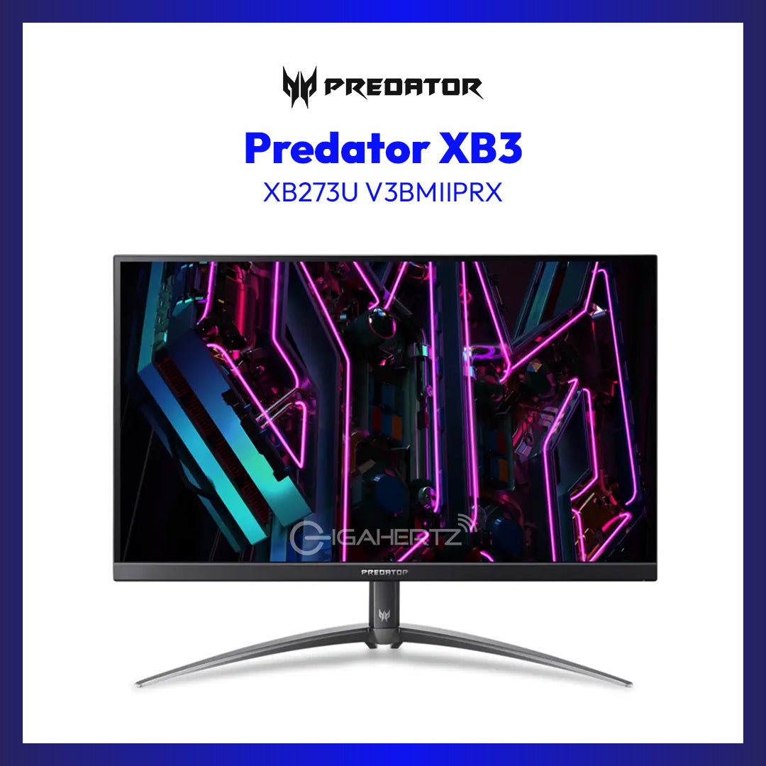 27" Predator XB3 Gaming Monitor - XB273U V3BMIIPRX | GigaHertz