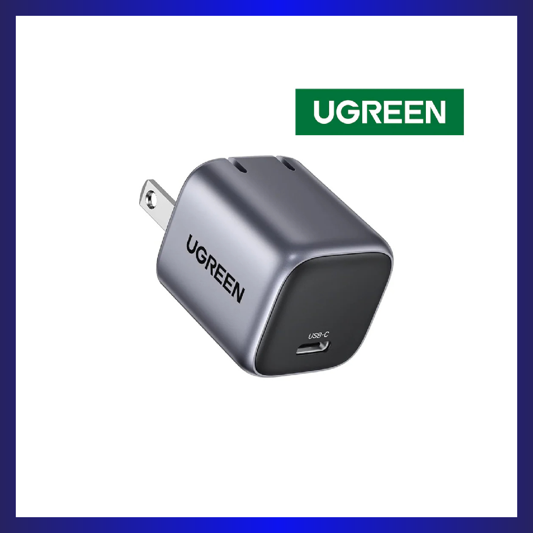 Ugreen CD318 90902 Nexode USB-C 20W GAN Fast Charger (Space Gray)
