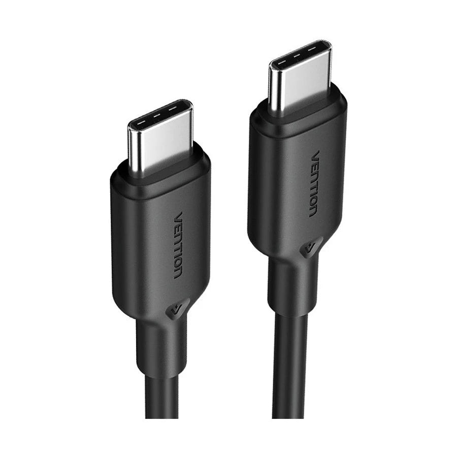 Vention TRCBF USB 2.0 Type-C Male to Male 1M Black Charging & Data Cable