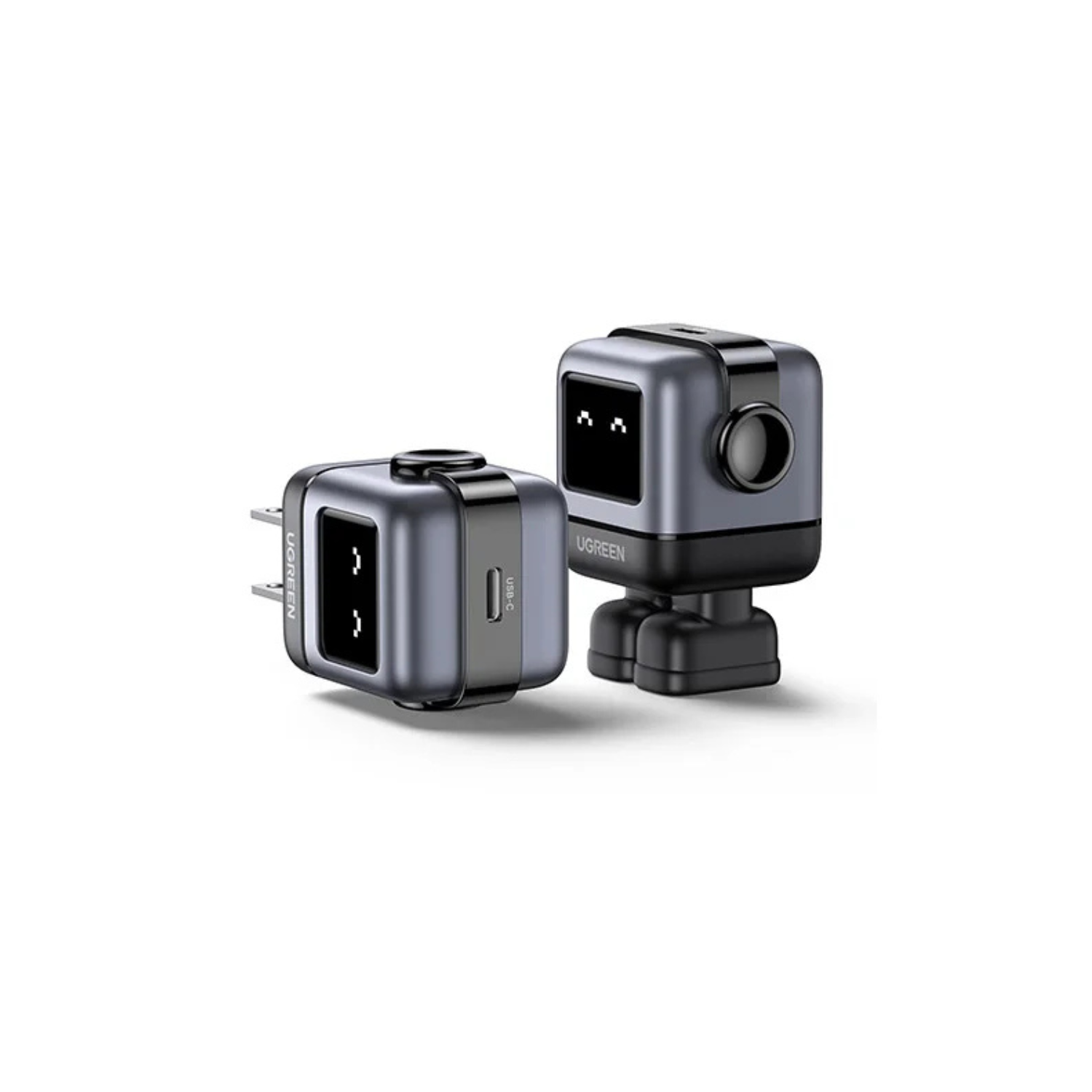 Ugreen CD359 15550 Mini Robot Nexode 30W USB-C Fast Charger (Space Grey)