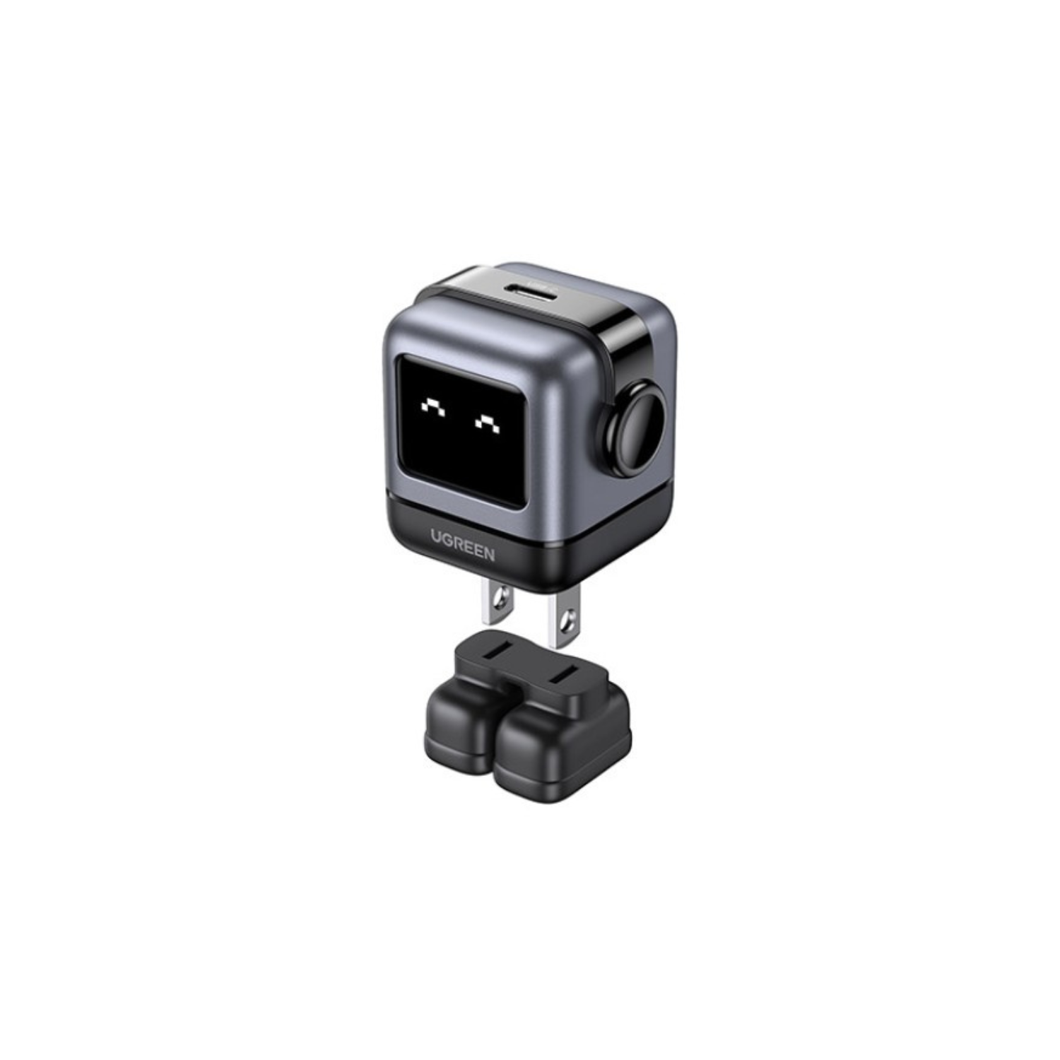 Ugreen CD359 15550 Mini Robot Nexode 30W USB-C Fast Charger (Space Grey)