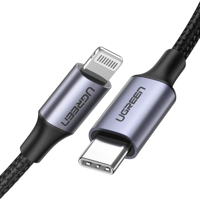 Ugreen 60759 US304 1M USB Type-C to Lightning Cable 36W PD Braided