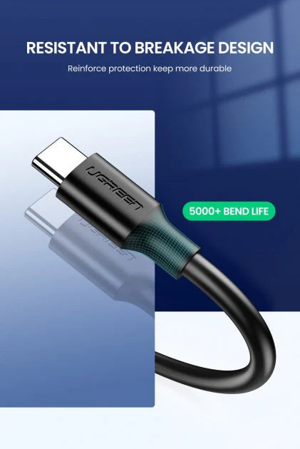 UGREEN USB-C Male To USB 3.0 3A 1.5m Data Cable (Black) (US184/20883)