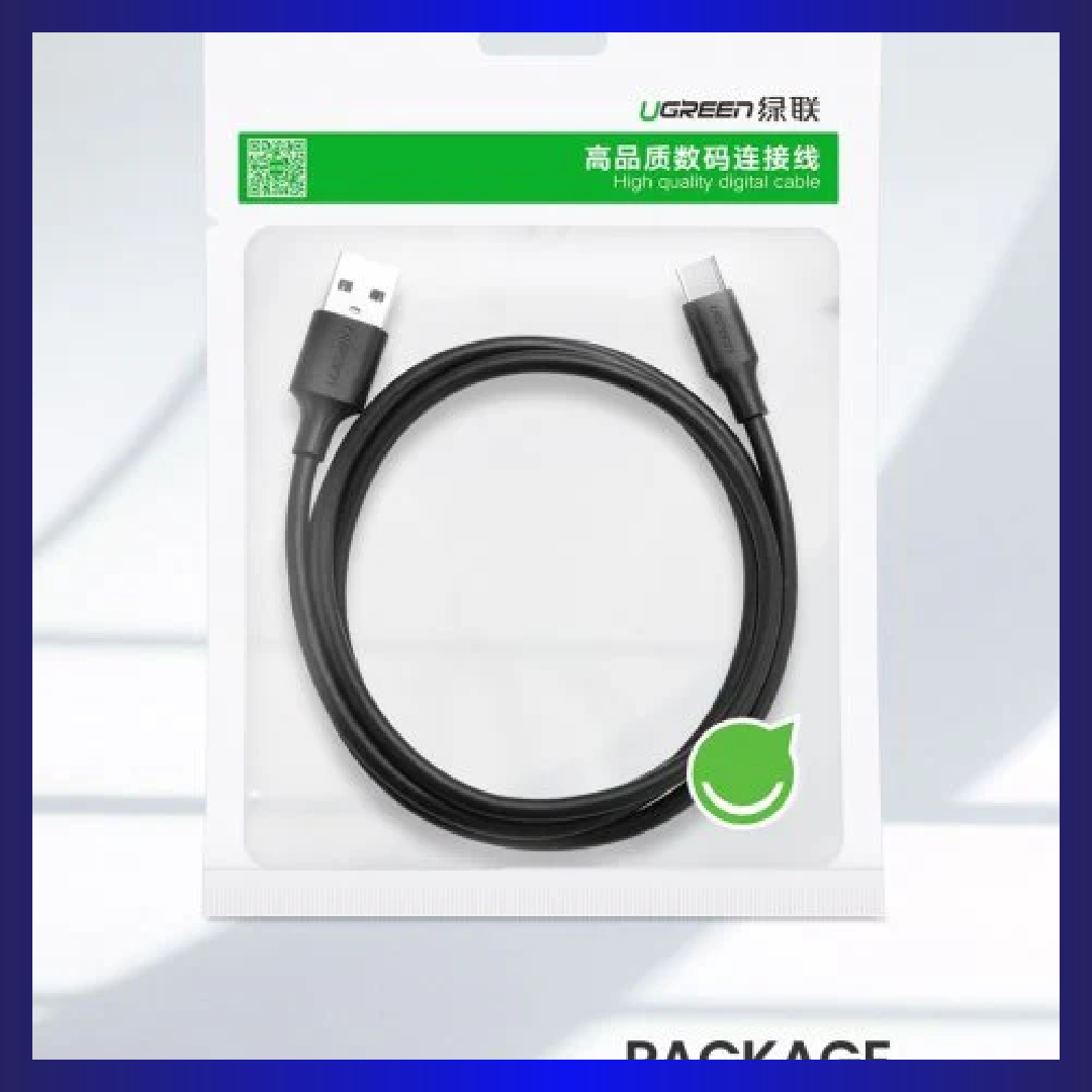 UGREEN USB-C Male To USB 3.0 3A 1.5m Data Cable (Black) (US184/20883)