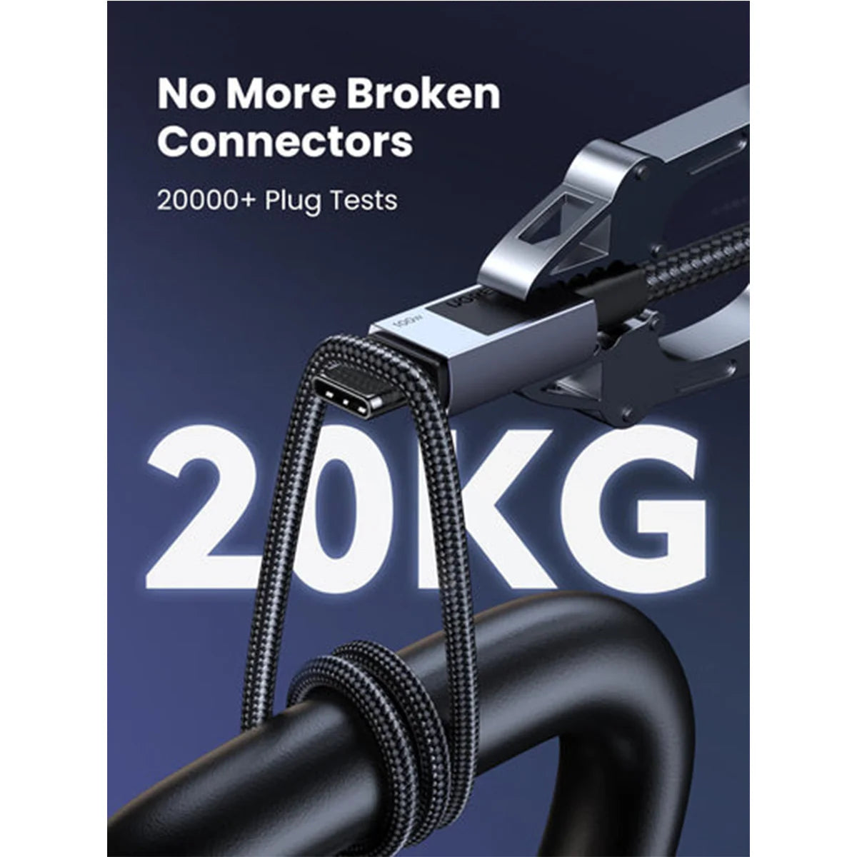 UGREEN 100W 0.5m USB-C to USB-C PD Fast Charging Cable (Space Gray) (35985)