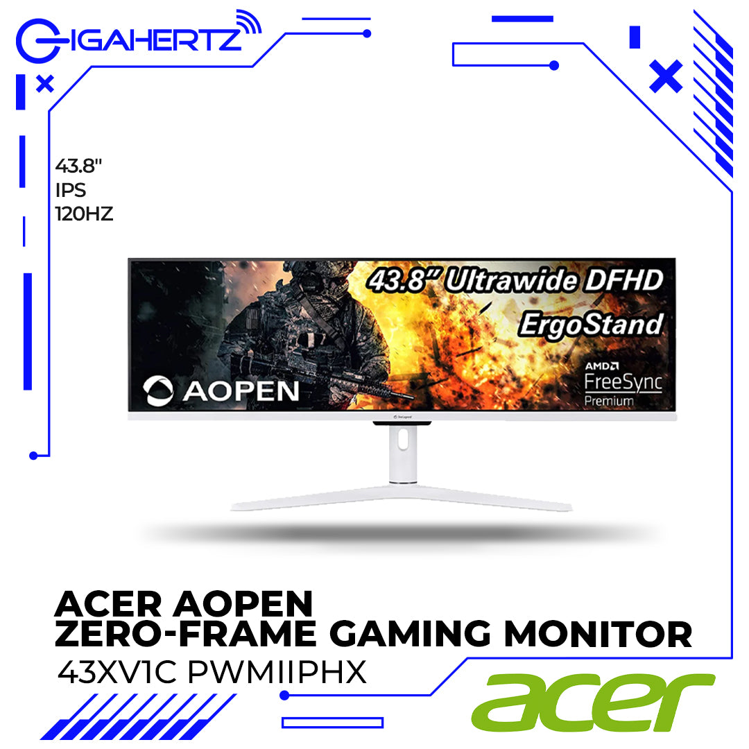 Acer AOpen 43.8" Zero-Frame DFHD 3840 x 1080 IPS Gaming Monitor