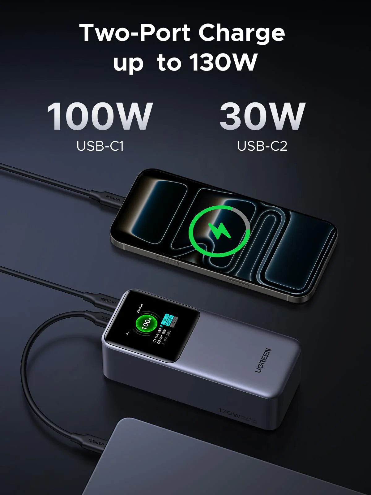 UGREEN Nexode Pro Power Bank 20000mAh 130W