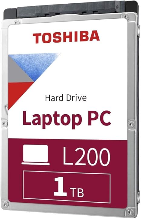 Toshiba L200 Mobile 2.5" 7mm 1TB SATA HDD 'Bulk' (HDWL110UZSVA)