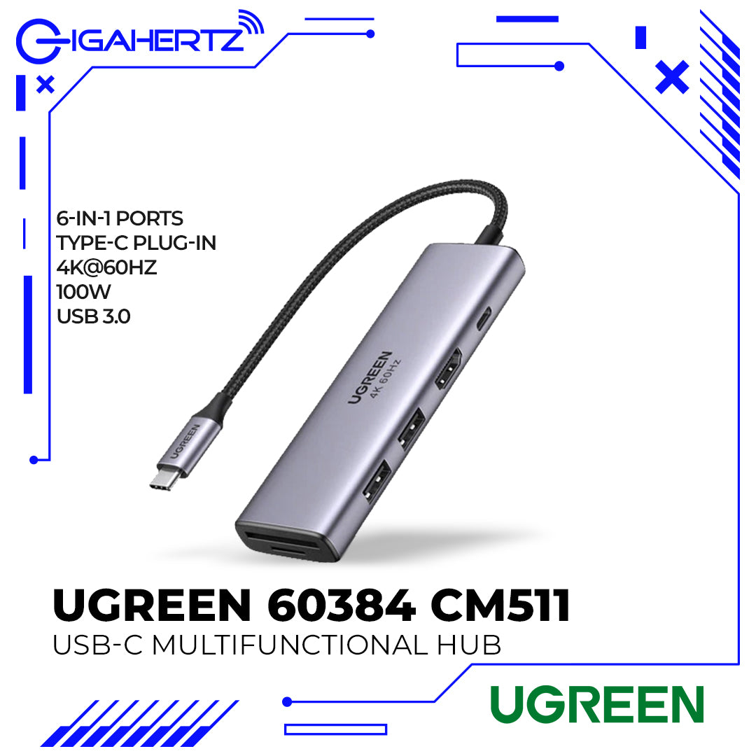 Ugreen 60384 CM511 USB-C Multifunctional Hub