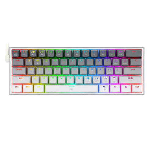 Redragon Fizz RGB Wired Mechanical Gaming Keyboard  (K617GGW-RGB)