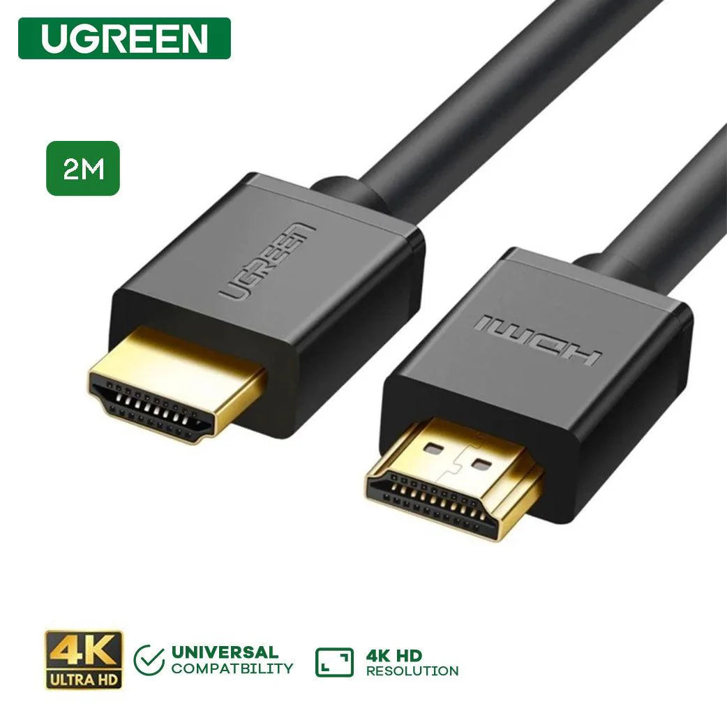 UGREEN 10107 HDMI Male To Male Cable 2-Meters