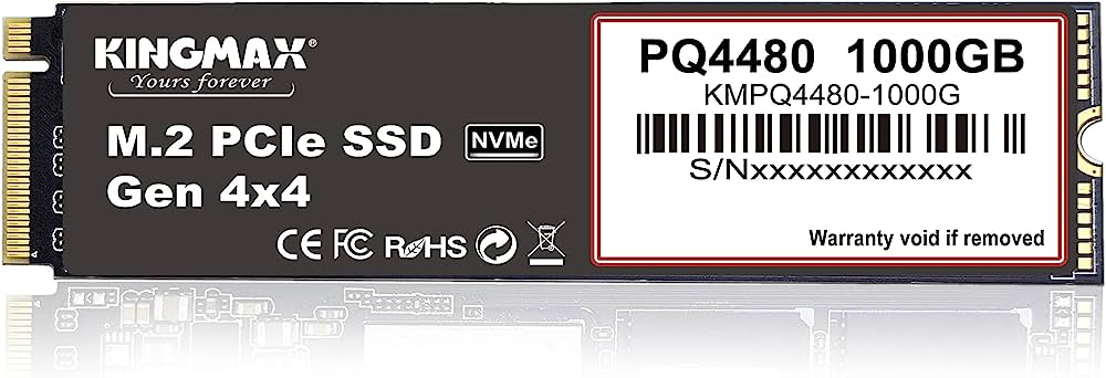 Kingmax PQ4480 M.2 2280 PCIe NVMe SSD Gen4x4