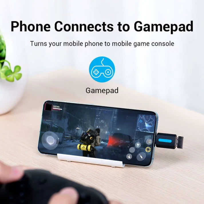 Vention USB-C Male to USB 2.0 Female OTG Adapter (480Mbps)