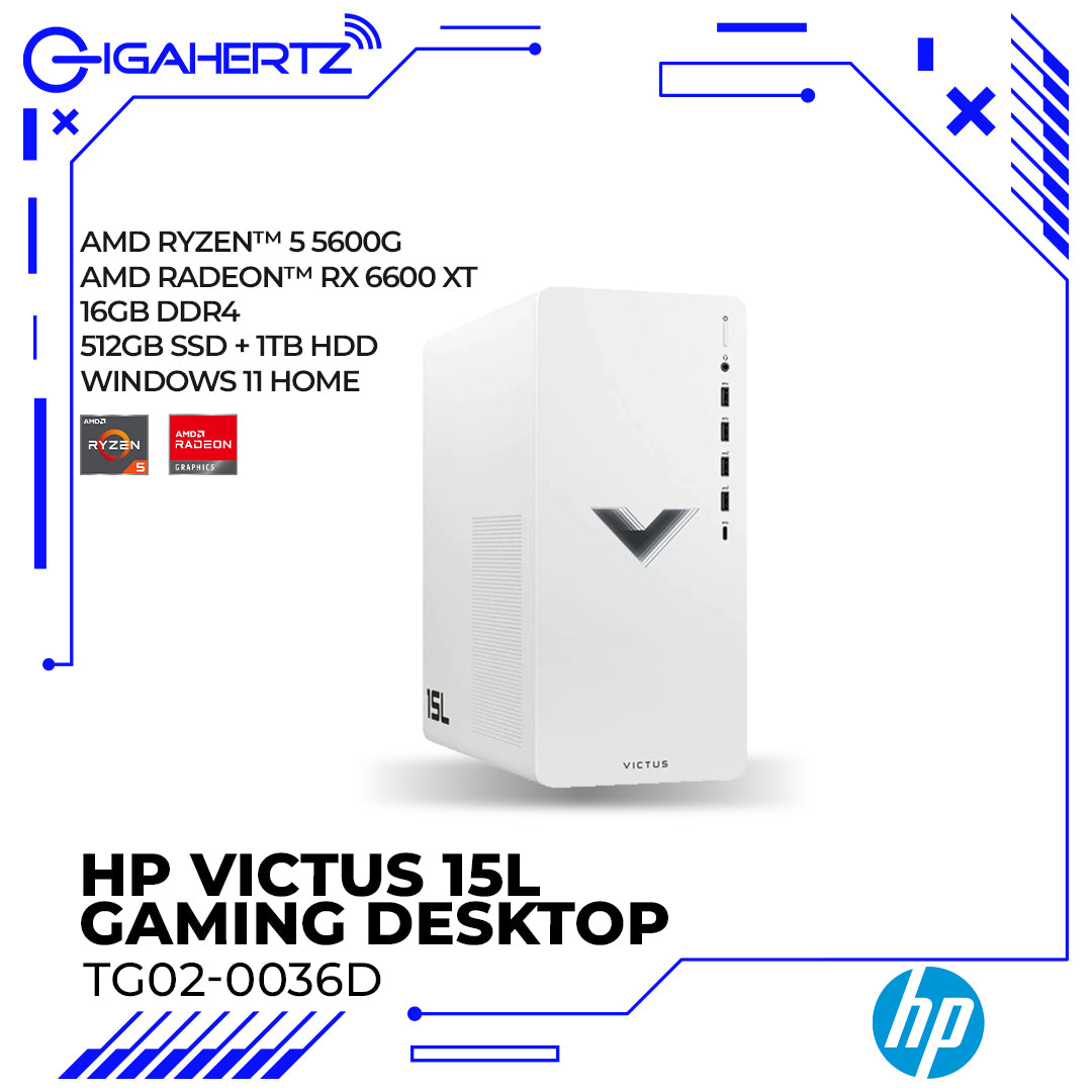 HP Victus 15L Gaming Desktop TG02-0036D