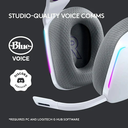 Logitech G733 Lightspeed Wireless RGB Gaming Headset (White)