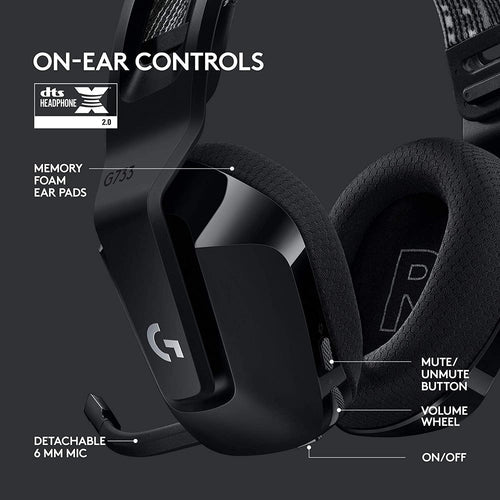 Logitech G733 Lightspeed Wireless RGB Gaming Headset (BLACK)