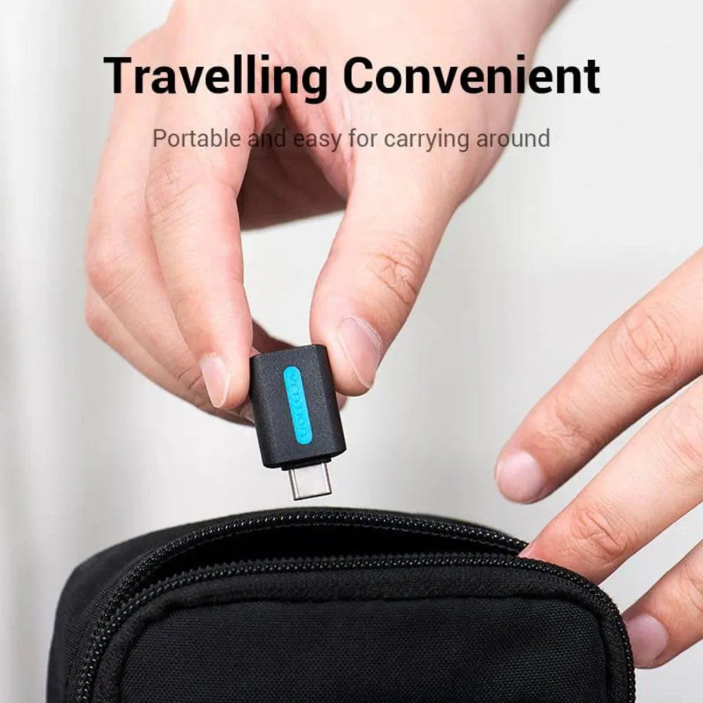 Vention USB-C Male to USB 2.0 Female OTG Adapter (480Mbps)