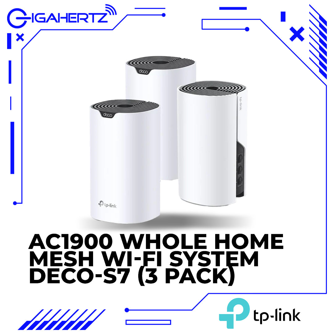 TP-Link AC1900 Whole Home Mesh Wi-Fi System Compatible With Amazon Alexa (Deco-S7) (3-Pack)