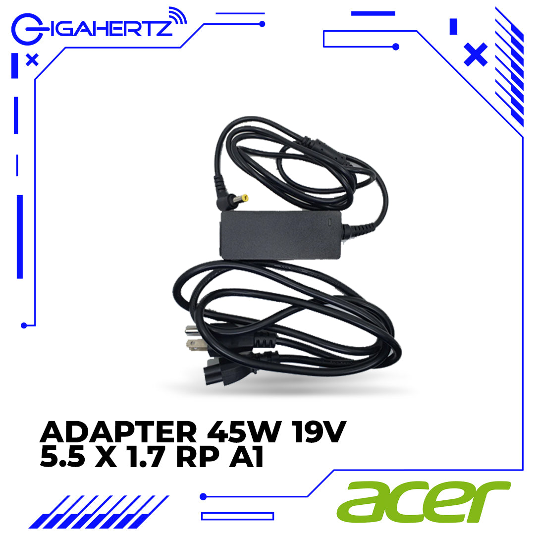 Acer Adapter 45W 19V 5.5 X 1.7 RP A1