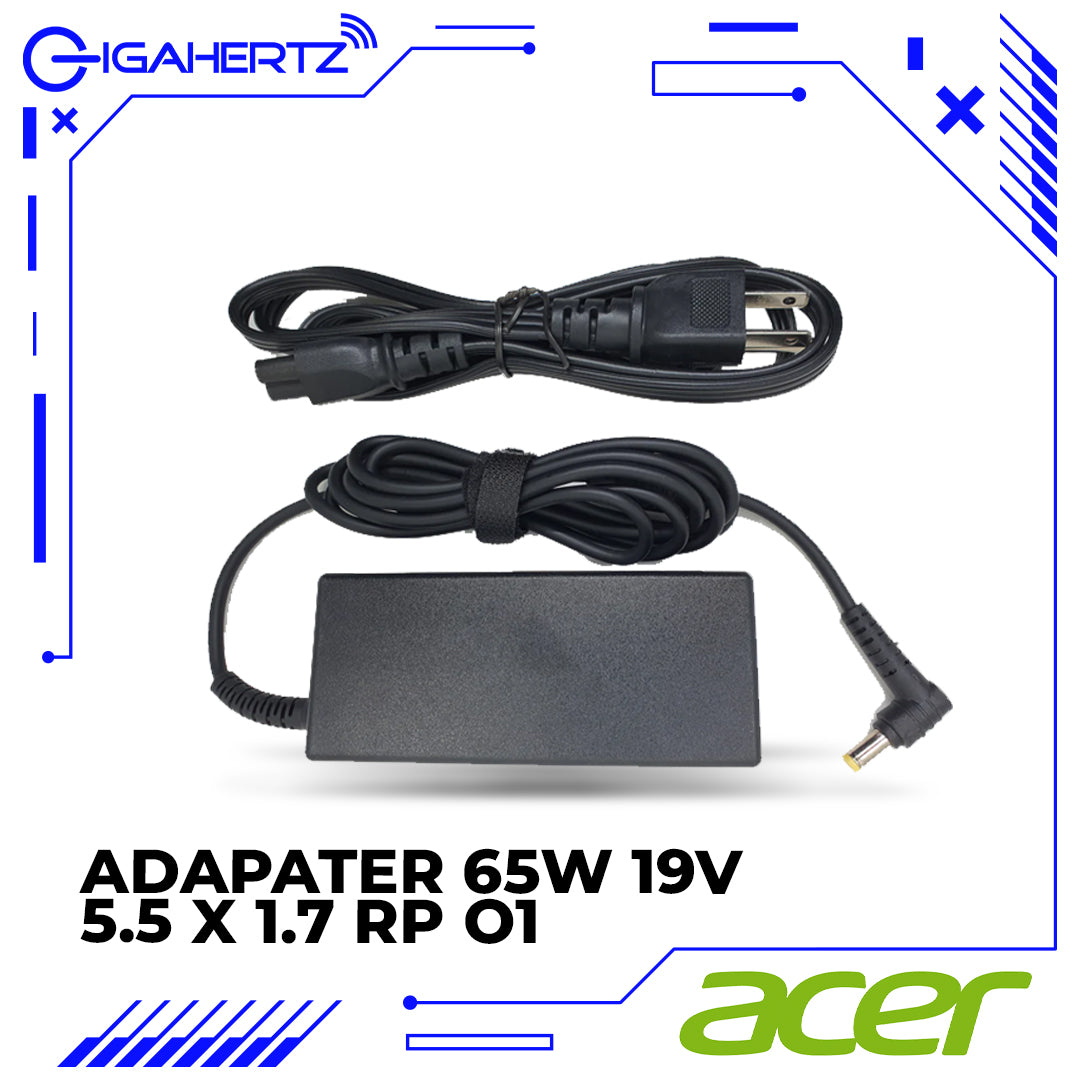 Acer Adapater 65W 19V 5.5 X 1.7 RP O1