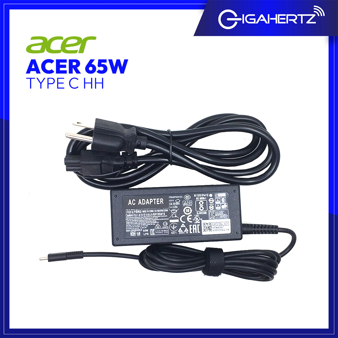 Acer Adapter 65W Type C HH | Gigahertz