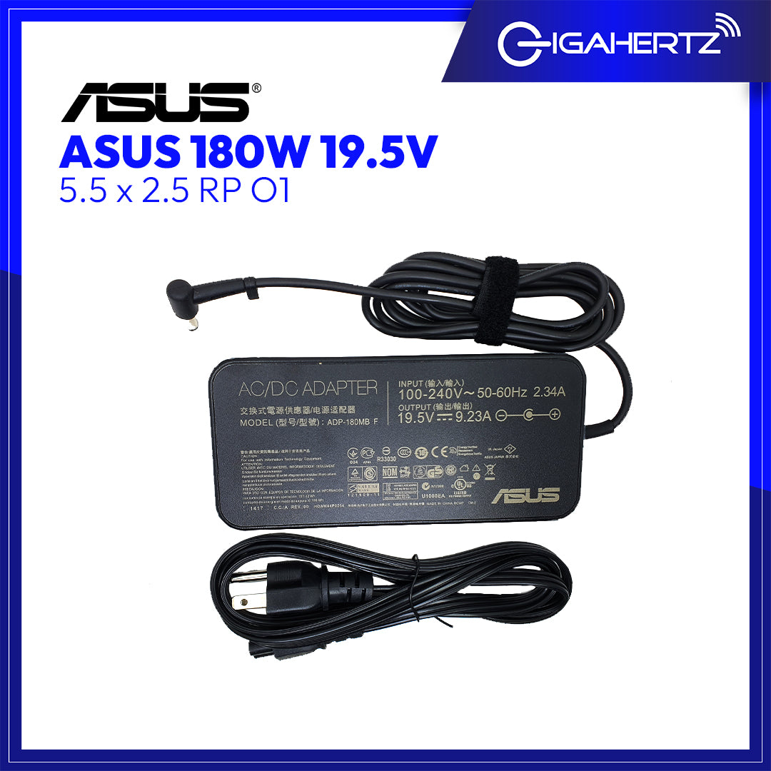 Asus Adapter 180W 19.5V 5.5 x 2.5 RP O1