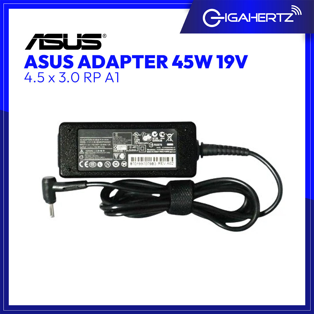 Asus Adapter 45W 19V 4.5 x 3.0 RP A1 | Gigahertz