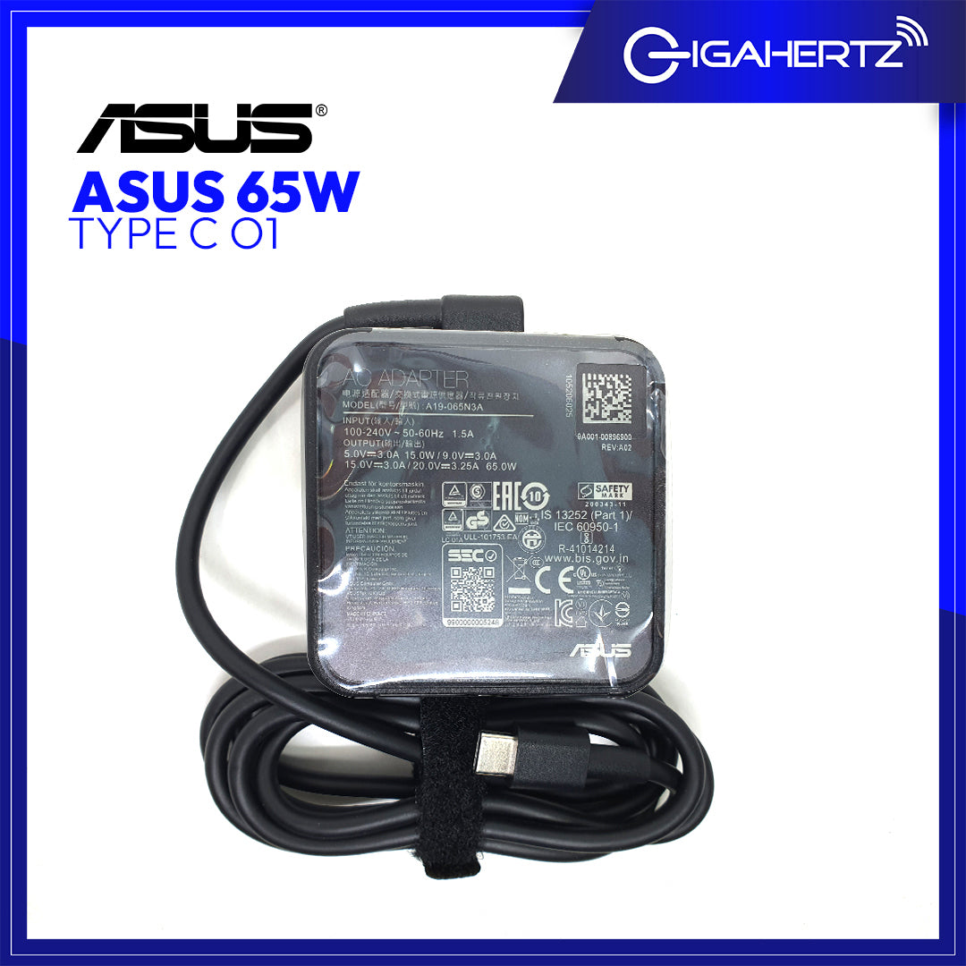 Asus Adapter 65W TYPE C O1 | Gigahertz