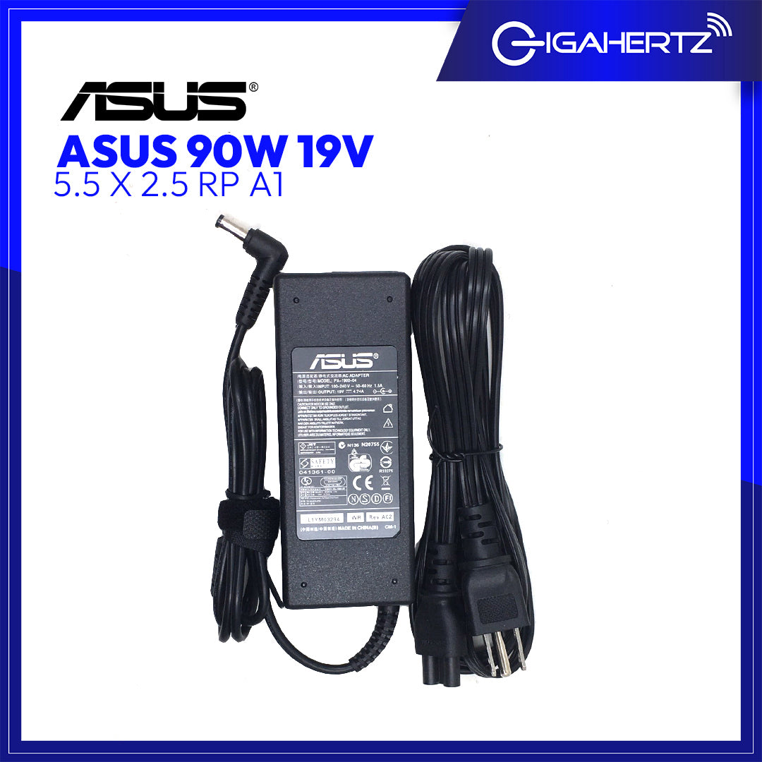 Asus Adapter 90W 19V 5.5 X 2.5 RP A1 | Gigahertz