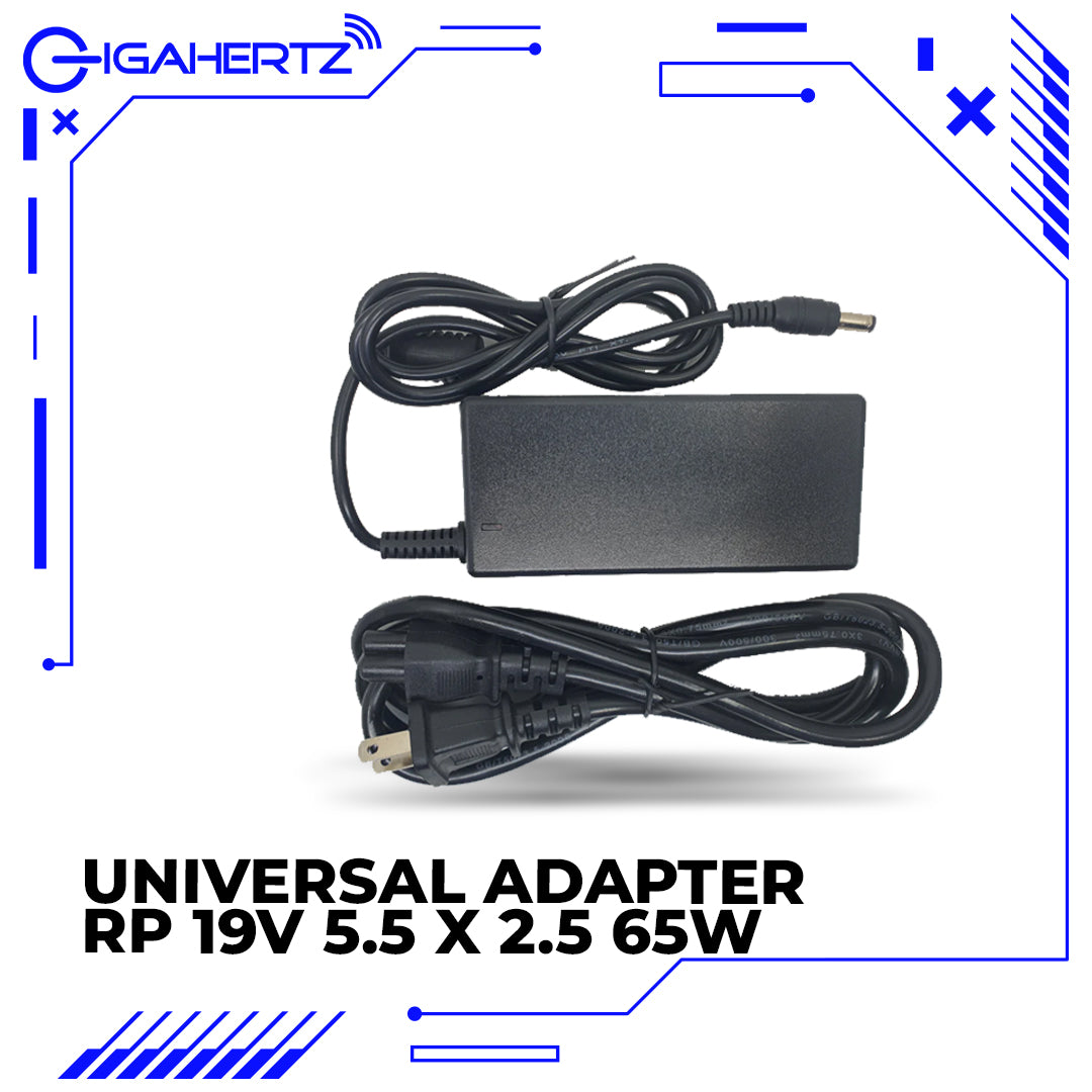 Universal Adapter RP 19V 5.5 X 2.5 65W