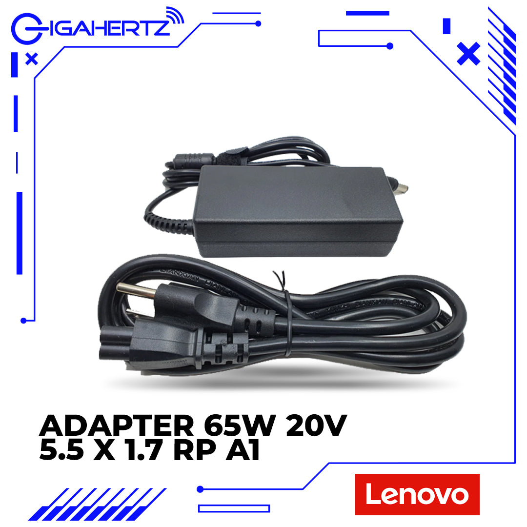 Lenovo Adapter 65W 20V 5.5 X 1.7 RP A1