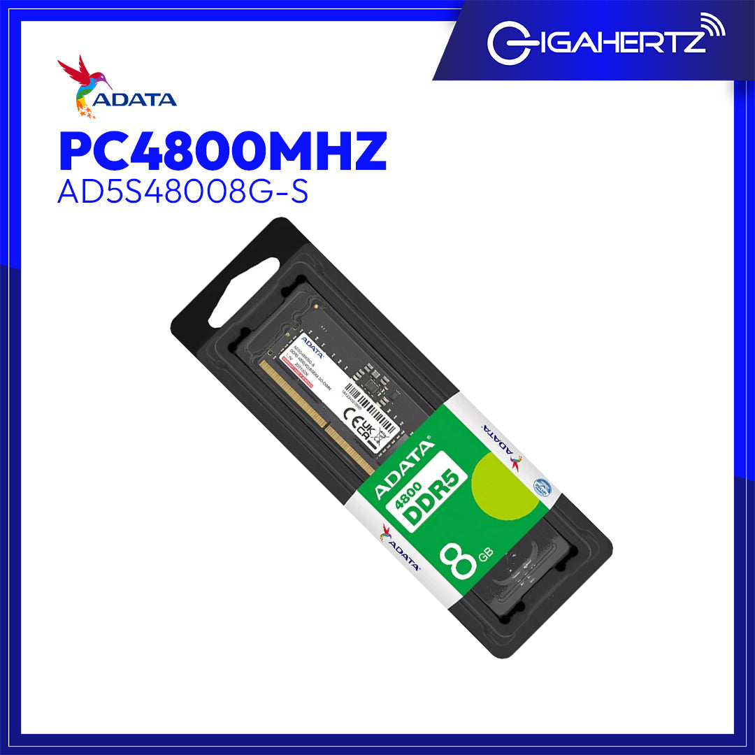 ADATA 8GB DDR5 PC4800MHz (AD5S48008G-S) SODIMM Memory