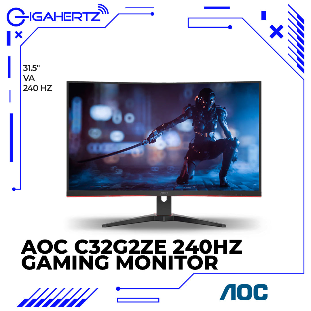 AOC C32G2ZE 31.5" 240Hz Gaming Monitor