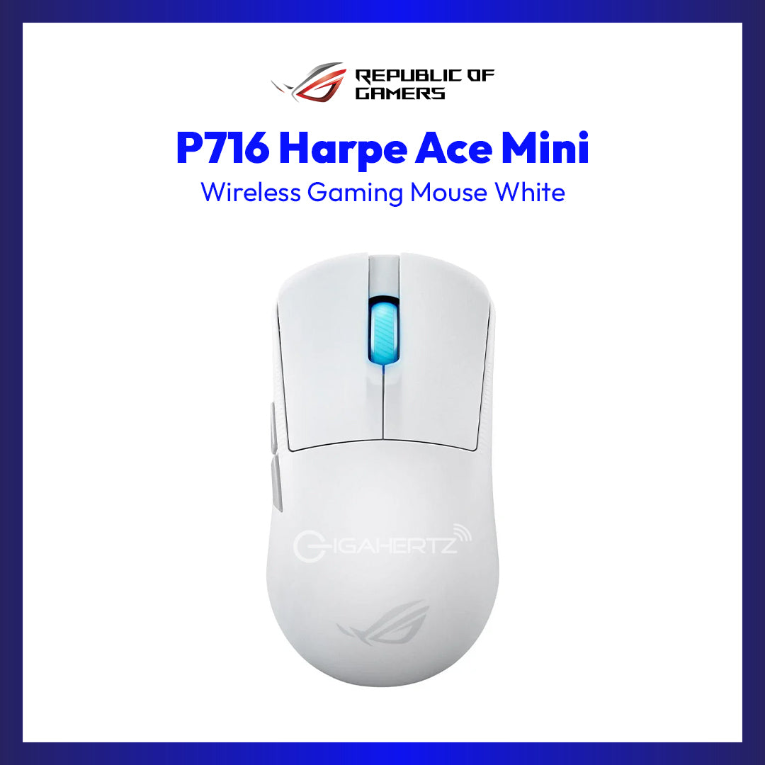 ASUS ROG (P716) Harpe Ace Mini Wireless Gaming Mouse (White)