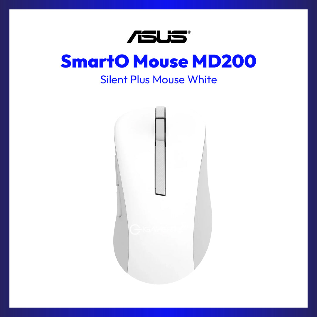 ASUS SmartO Mouse MD200 Silent Plus (White)