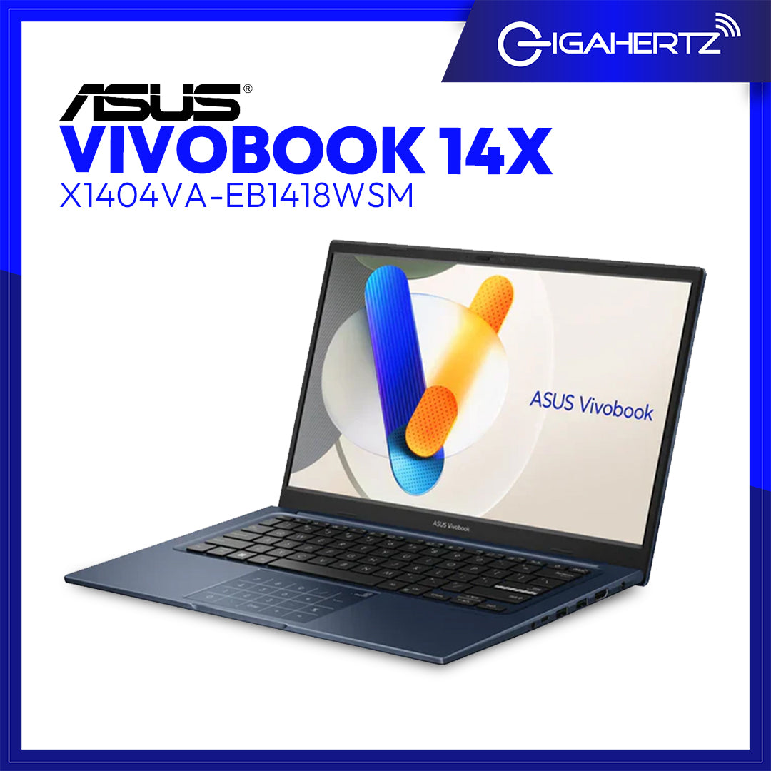 ASUS VivoBook X1404VA-EB1418WSM | 14" FHD | Intel Core 5 120U | Intel UHD Graphics | 16GB RAM | 512GB SSD | WIN 11