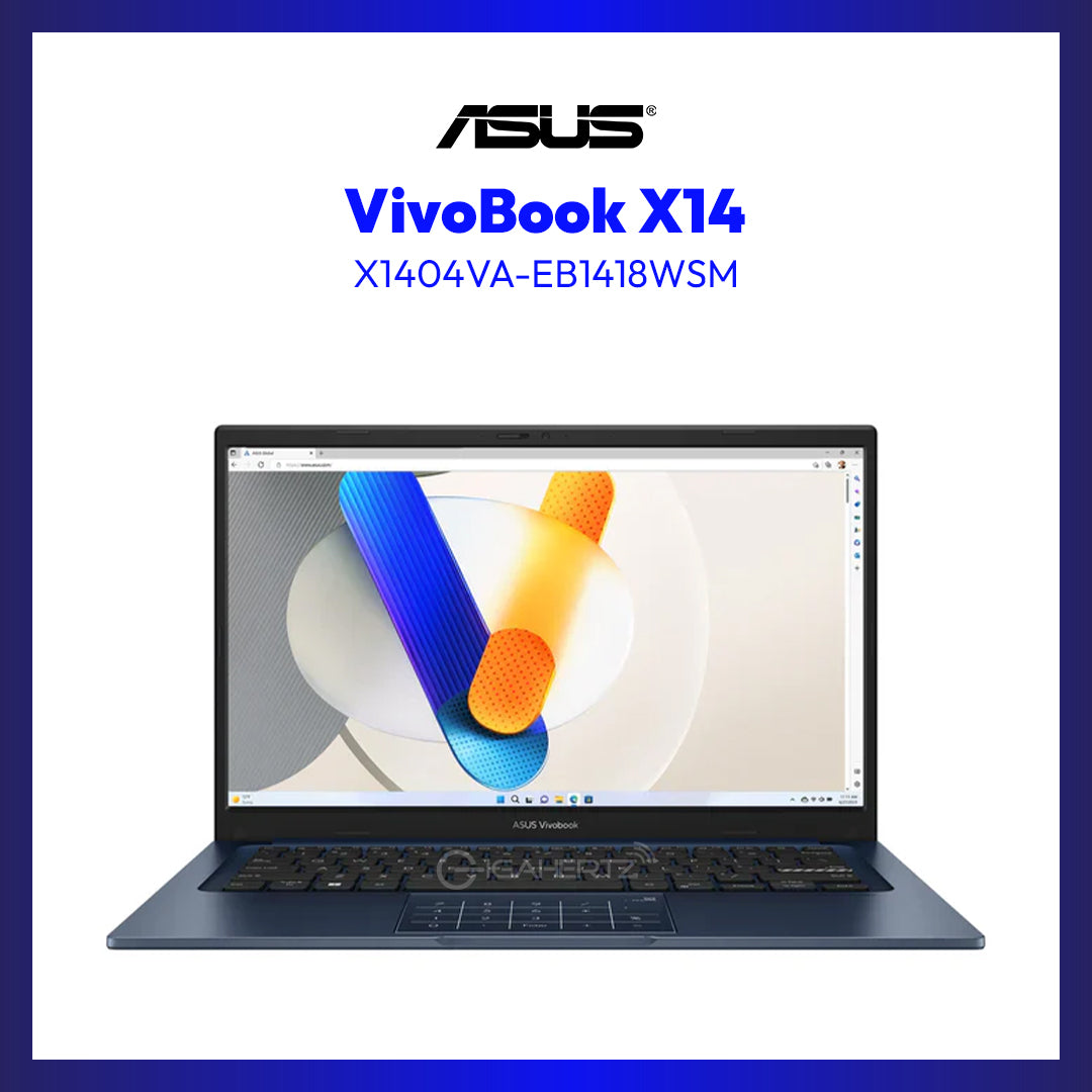 ASUS VivoBook X1404VA-EB1418WSM | 14" FHD | Intel Core 5 120U | Intel UHD Graphics | 16GB RAM | 512GB SSD | WIN 11