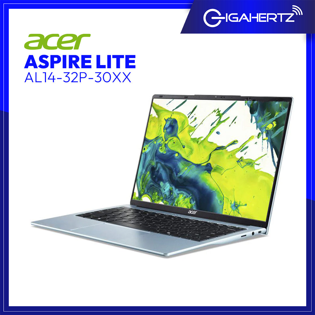Acer Aspire Lite AL14-32P-30XX | 14" WUXGA | Intel Core i3-N355 | Intel® UHD Graphics | 8 GB RAM | 512 GB SSD | WIN 11