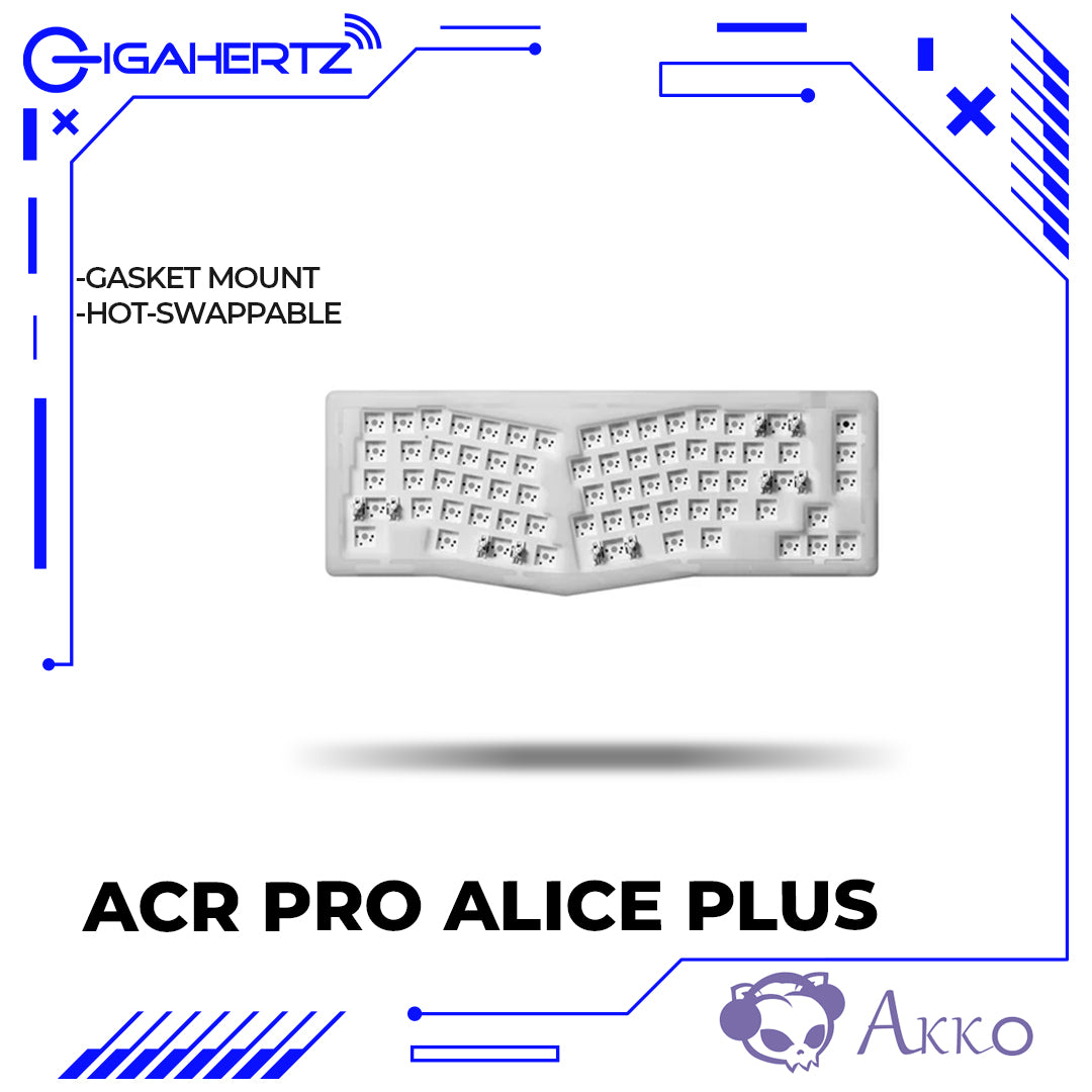 Akko ACR Pro Alice Plus Barebone Custom Mechanical Keyboard Hot-Swappable DIY Kit Gasket Mount