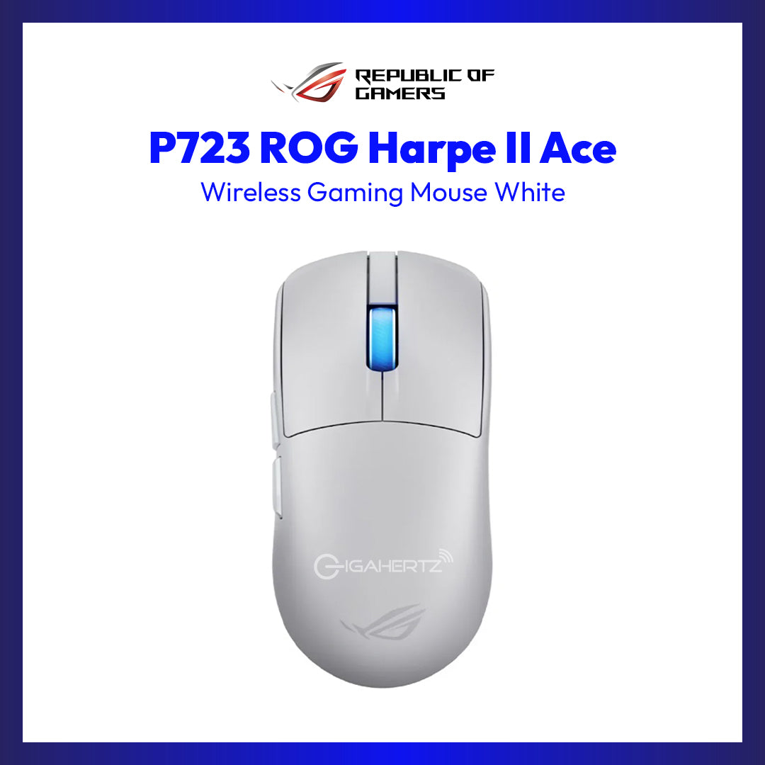 Asus P723 ROG Harpe II Ace Wireless Gaming Mouse (White)