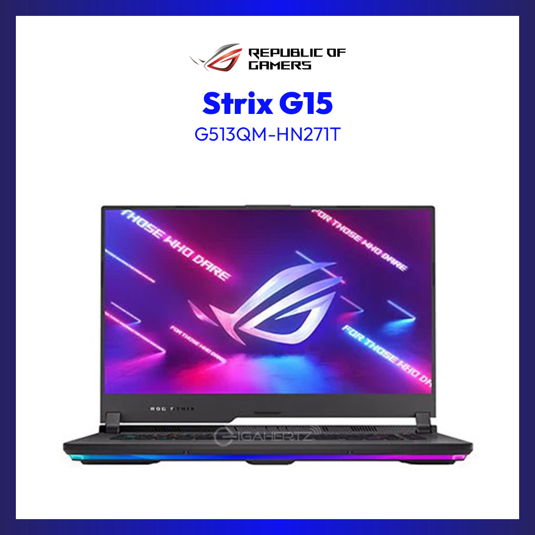 Asus ROG Strix G15 G513QM-HN271T | 15.6" FHD | Ryzen 9 5900HX | GeForce RTX 3060 | 16GB RAM | 1TB SSD | WIN 10