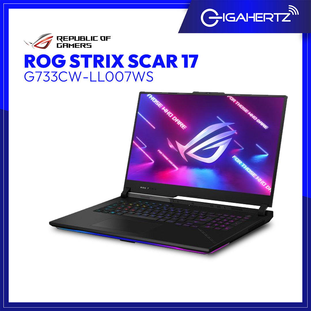 Asus ROG Strix Scar 17 G733CW - LL007WS | 17.3" WQHD | i9 - 12950HX | GeForce RTX 3070 | 32GB RAM | 2TB SSD | WIN 11 | Gigahertz